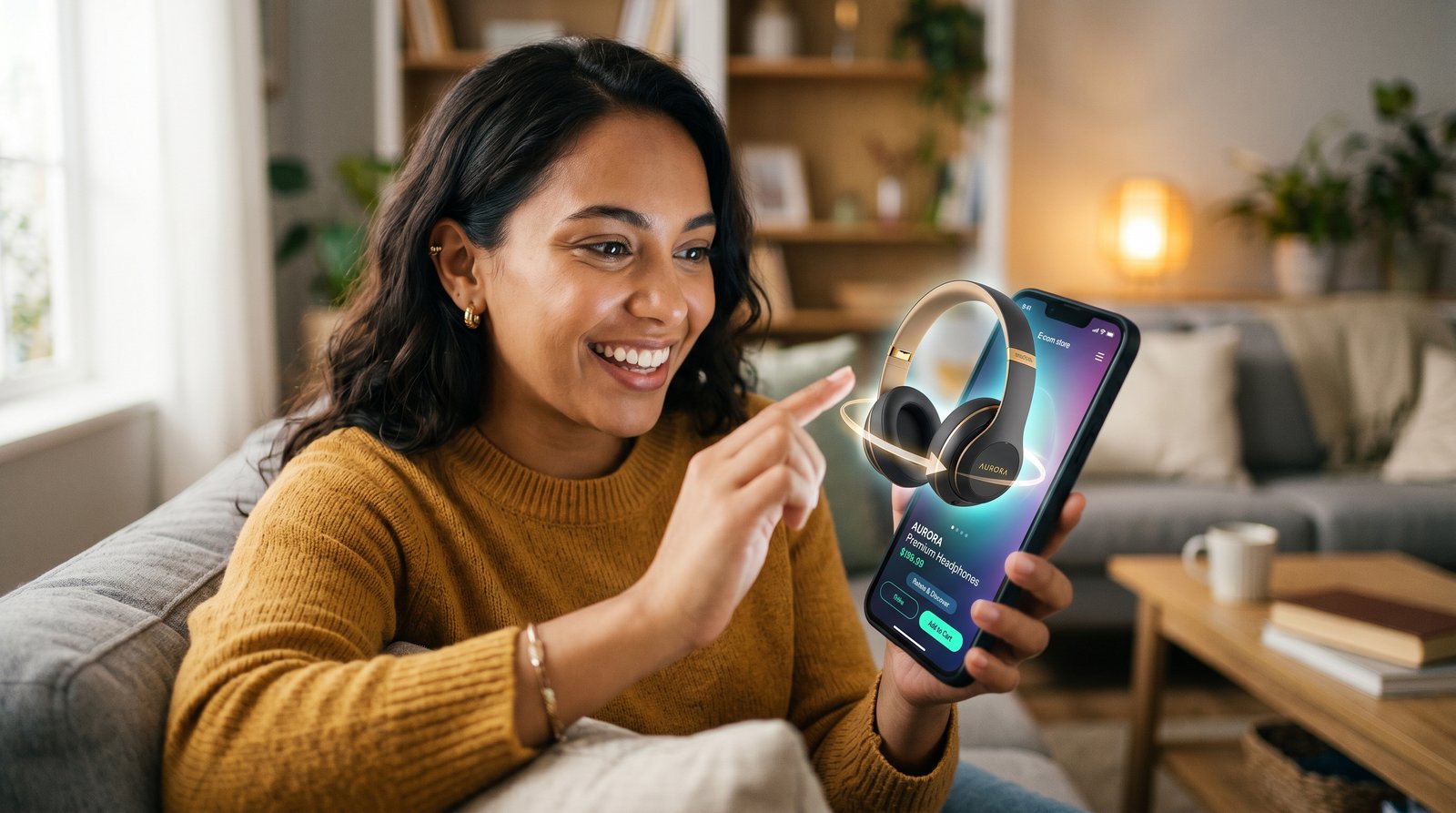 Customer enjoying digital experience